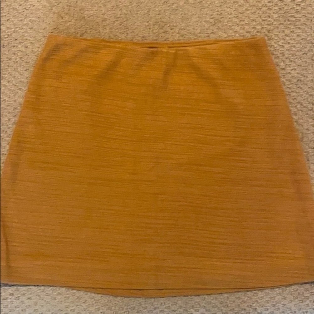 Express Yellow Mustard Skirt